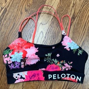 SOLD Peloton AAPI floral cadence bra in M